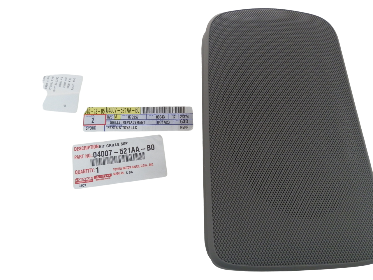 Tapa rejilla altavoces corneta trasera original para camry 02-06