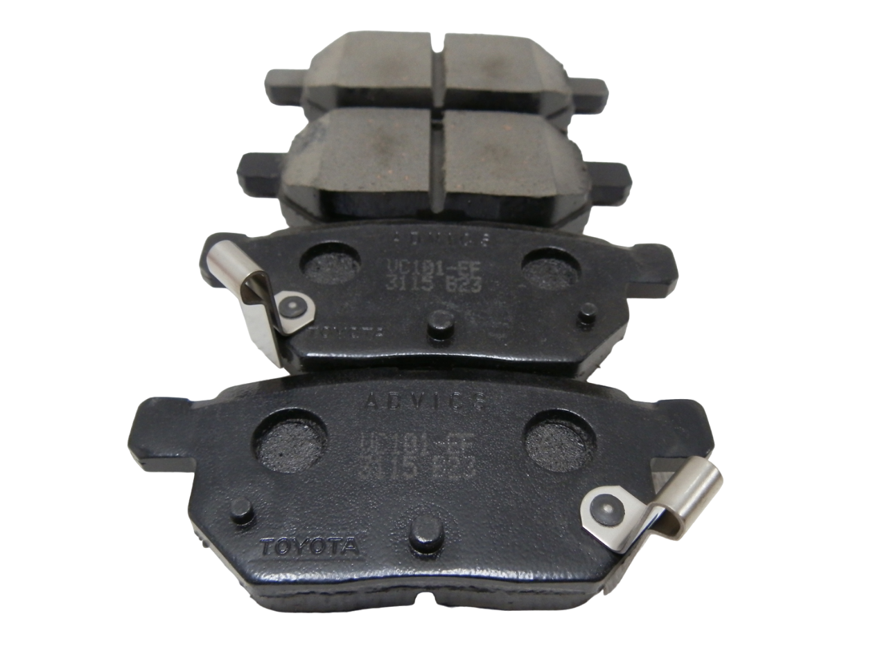 Pastillas de freno traseras originales para corolla 09-19, yaris 12-19