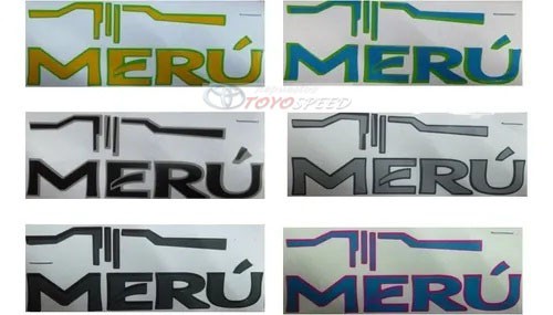 Calcomania para Meru