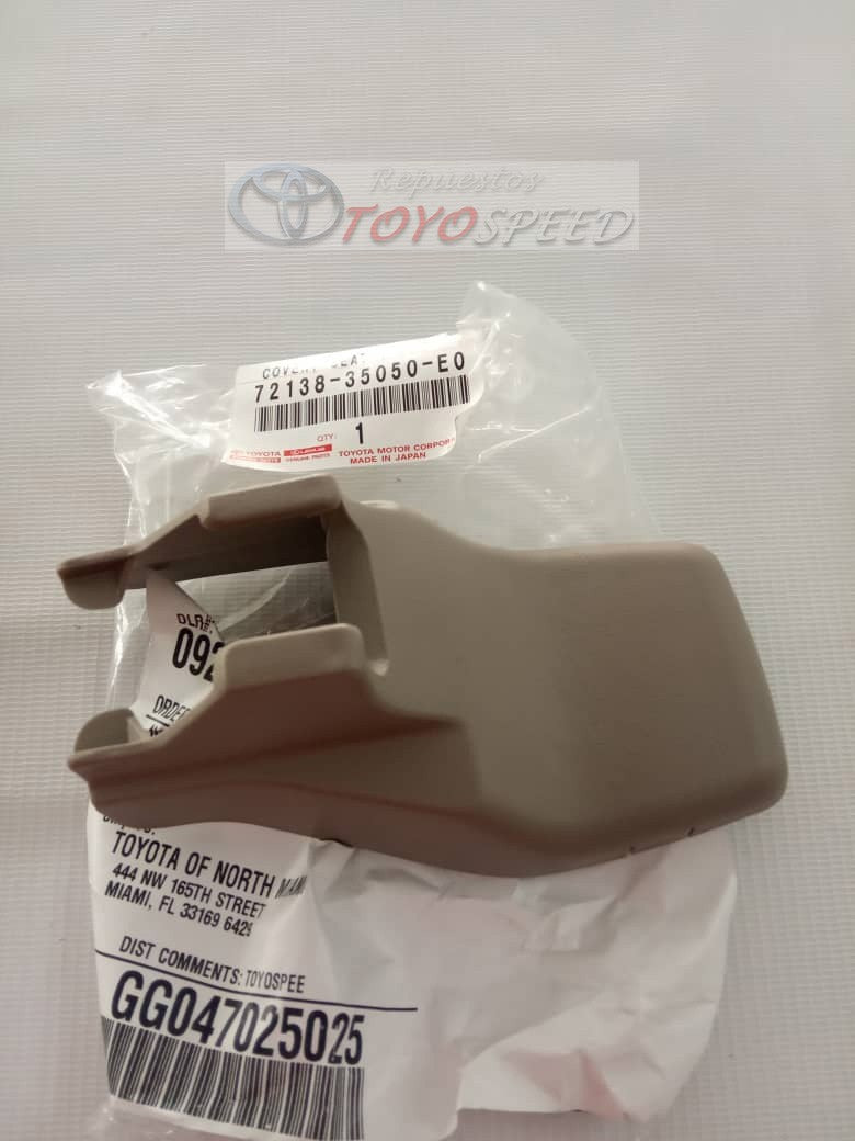 Tapa Trasera Riel Izquierdo Asiento Piloto Original para 4runner