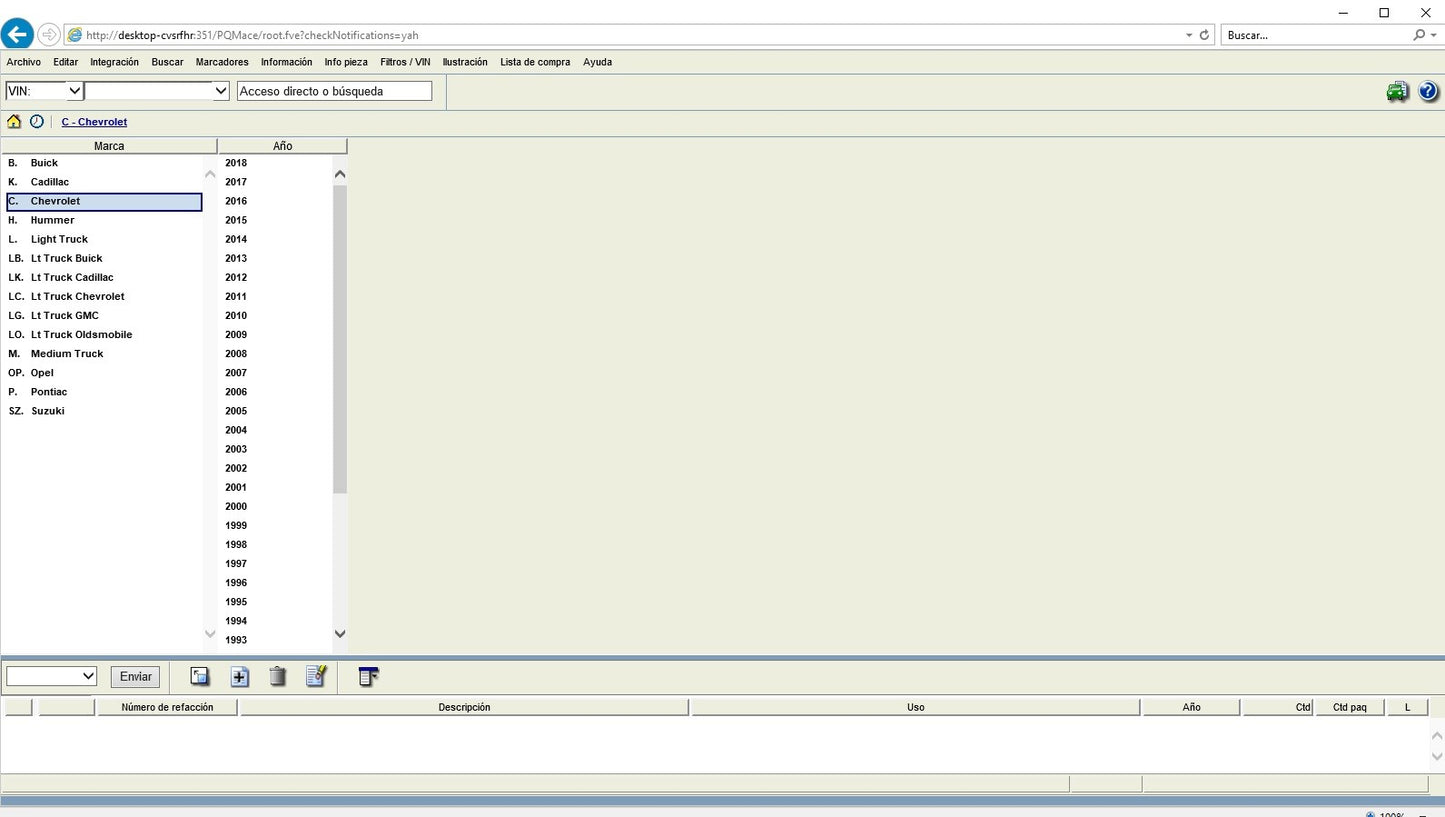Catalogo Electronico De Partes Gm Epc