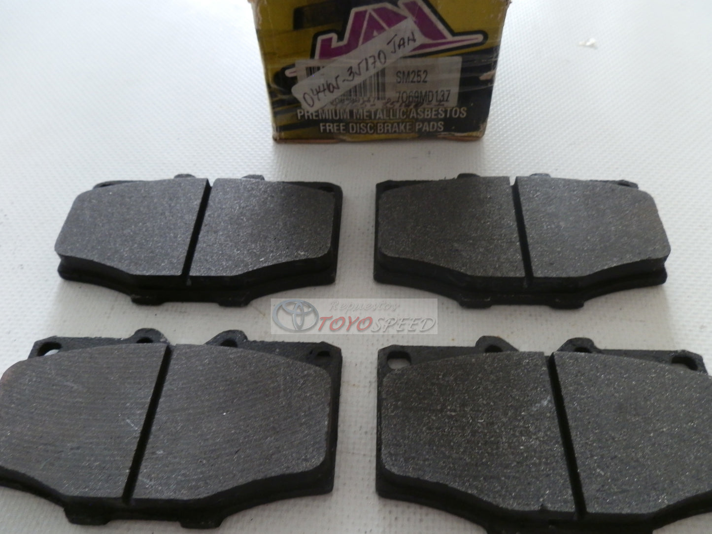 Pastillas de Frenos Delanteras Genéricas para Samurai