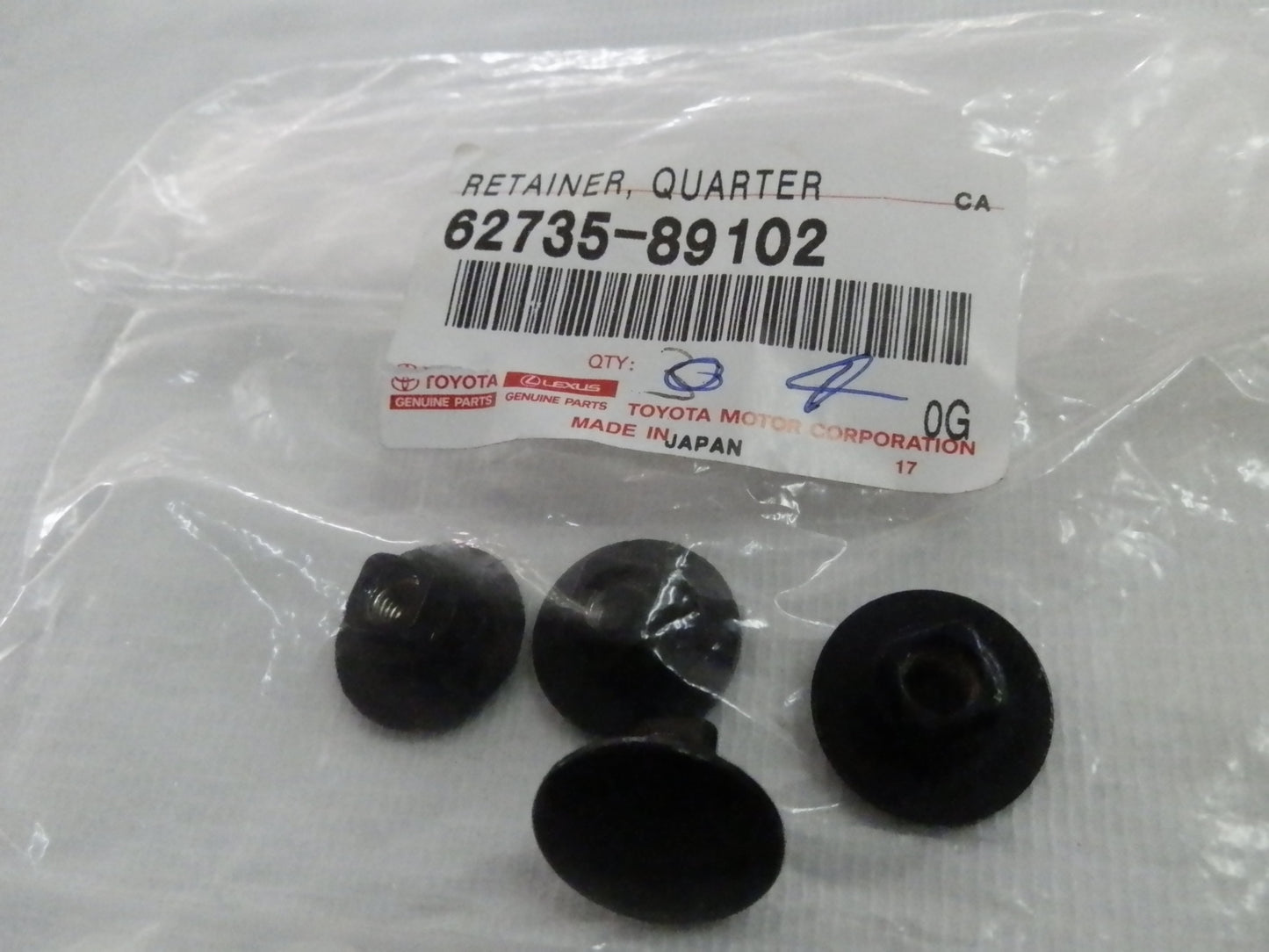 Kit Tuercas Originales Vidrio Lateral Trasero para Meru