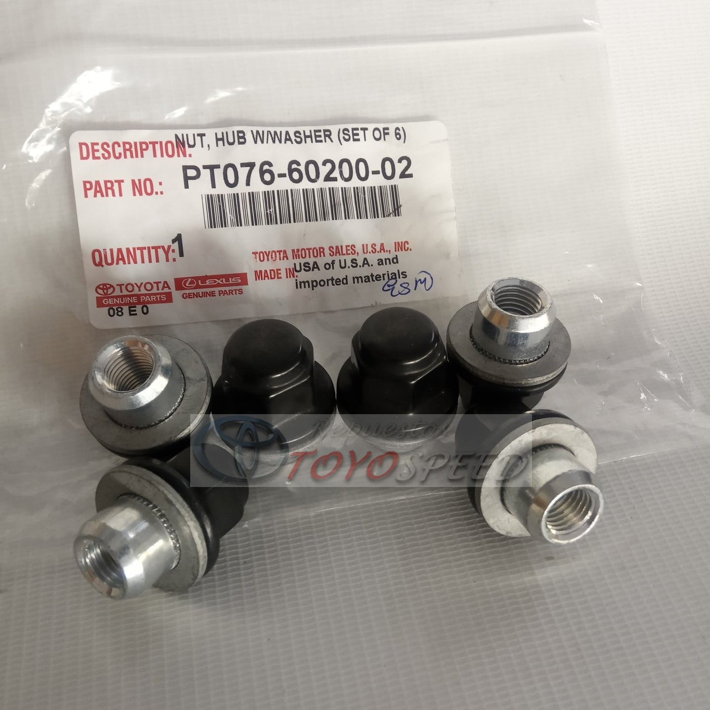 Tuerca Rin Trd para Land Cruiser, Tundra, Sequoia (Set 6)