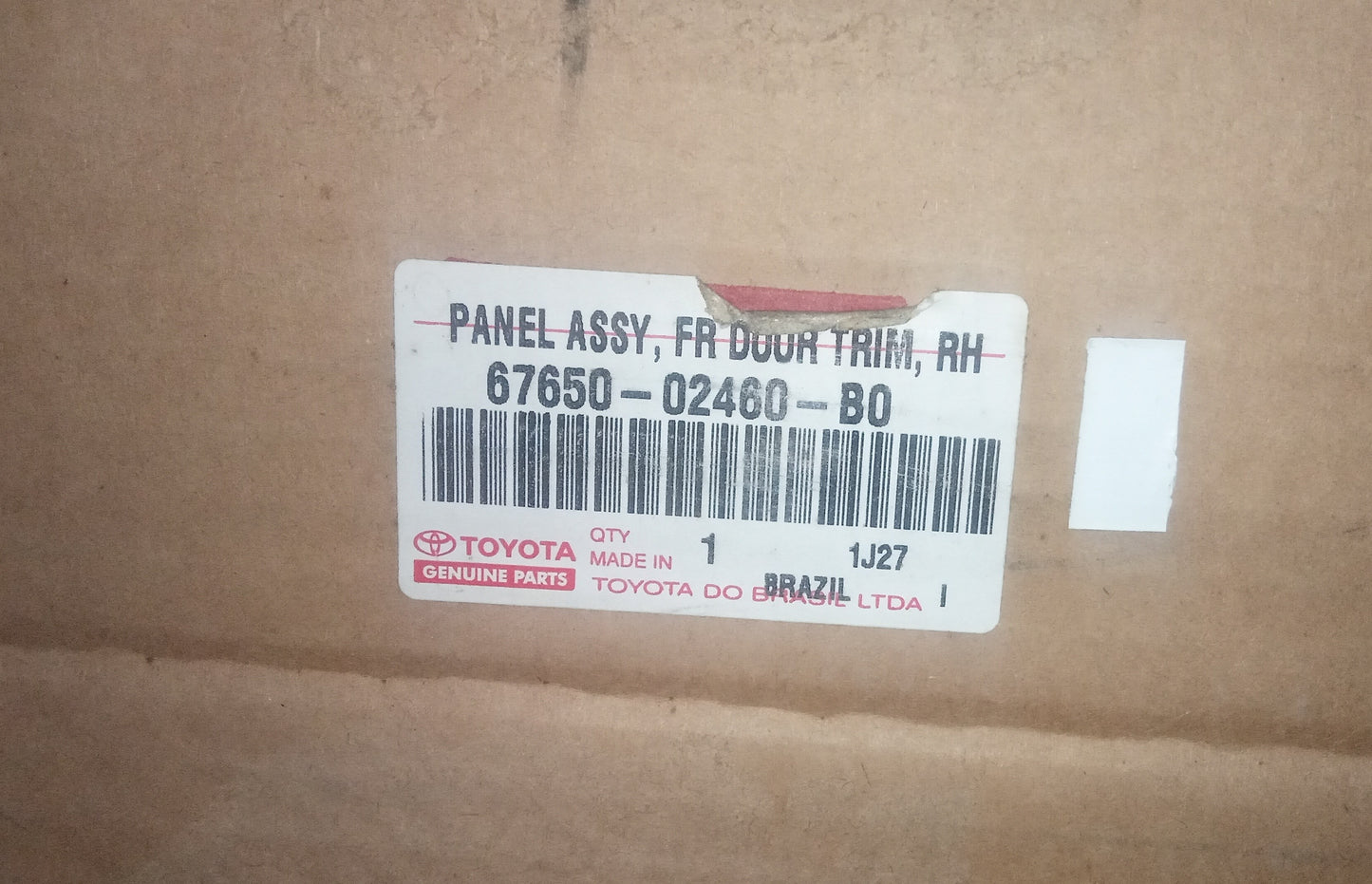 Tapiceria Puerta Delantera Derecha Original Corolla