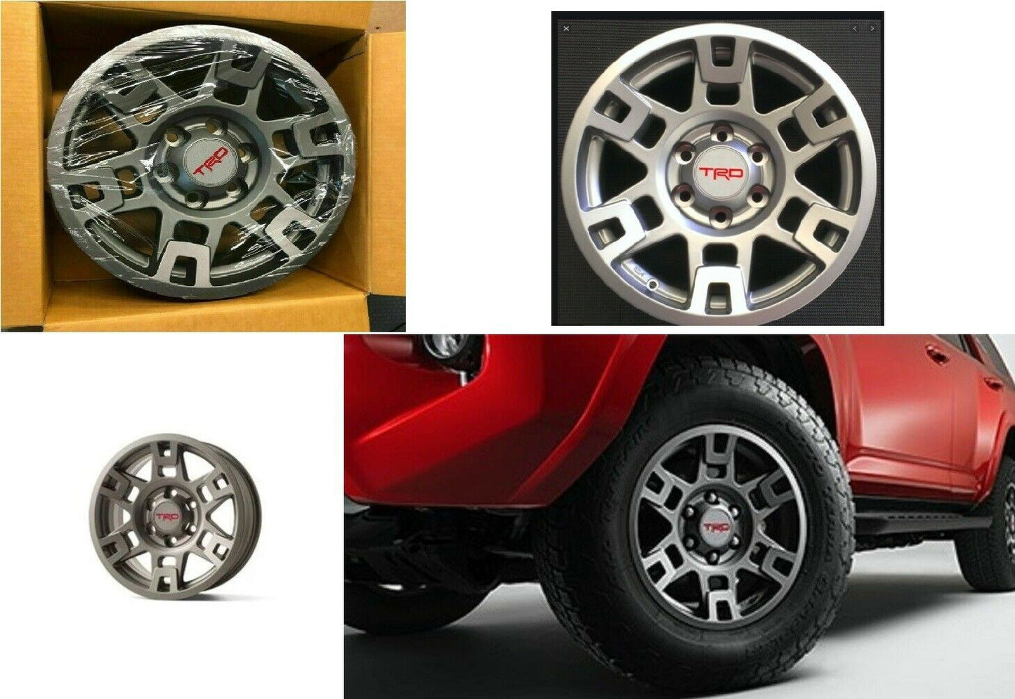 Tapa Centro Rin Original Trd para Tacoma, Fj, 4runner