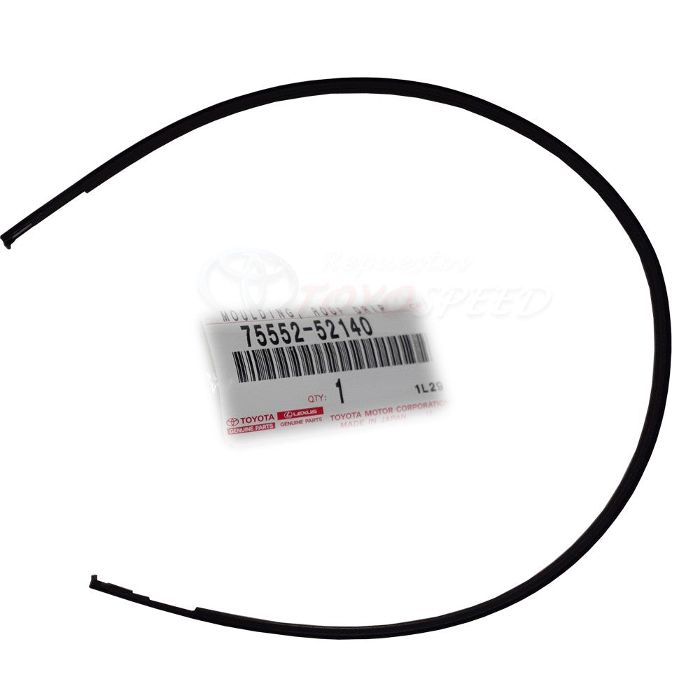 Goma Moldura Platina Izquierda Techo Original para Yaris Belta