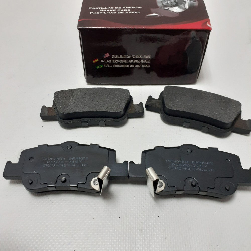 PASTILLAS DE FRENOS TRASERAS COROLLA 2009-2019 GENERICAS