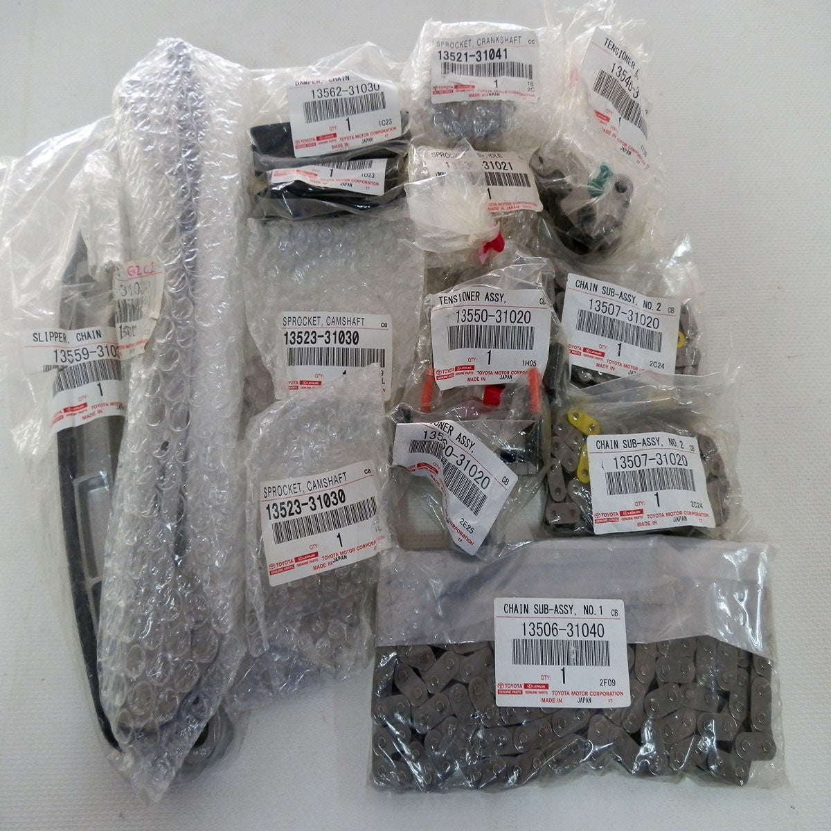 KIT CADENA DE TIEMPO 2DA GENERACION 4.0 1GR FORTUNER, 4RUNNER, HILUX