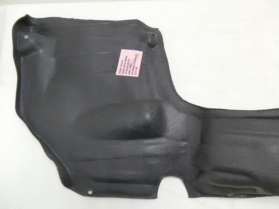 GUARDAPOLVO GUARDAFANGO DELANTERO IZQUIERDO FORTUNER CON MATABURRO 06-11 PRESENTACION TOYOTA