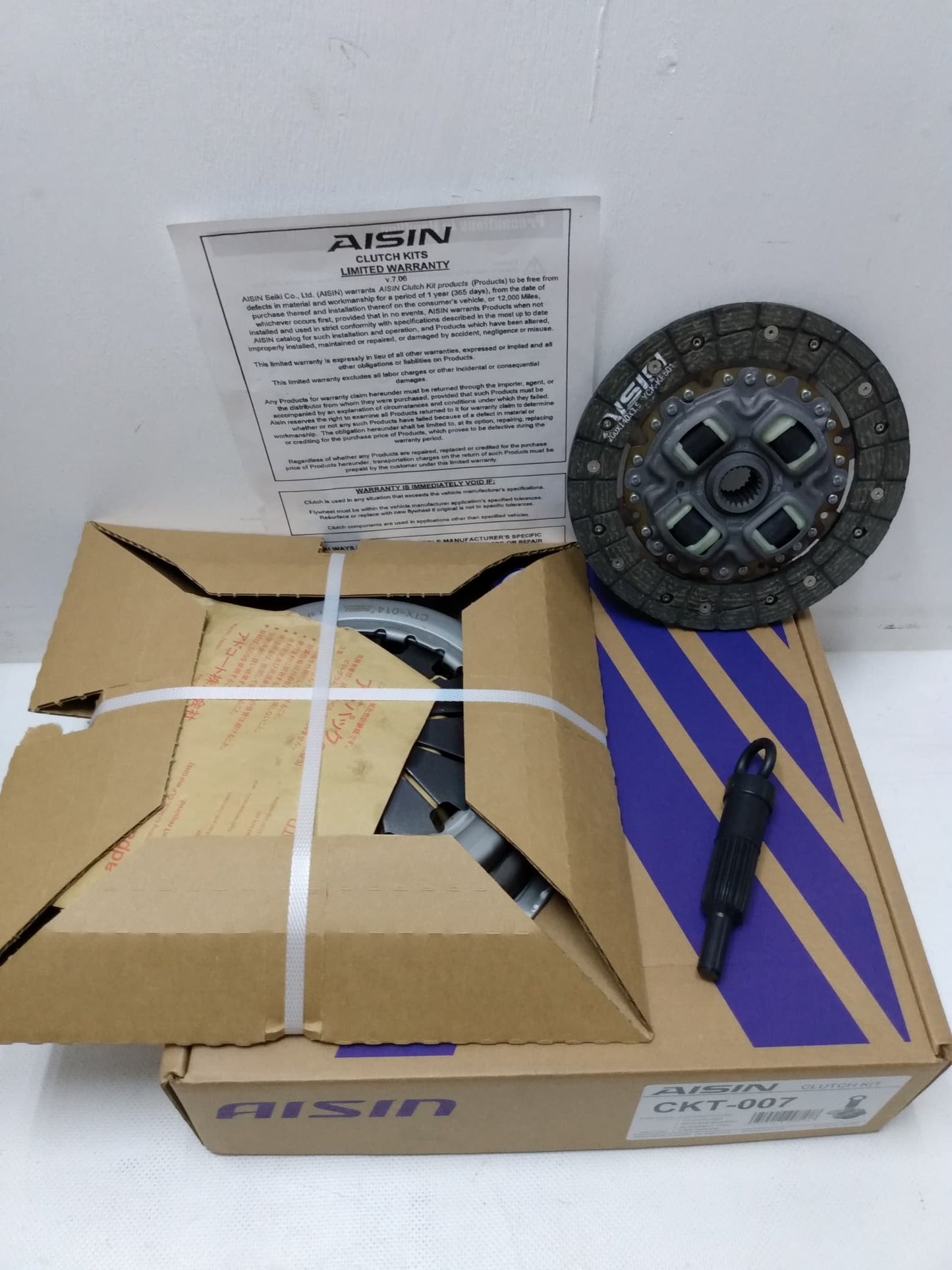 KIT CROCHE O EMBRAGUE YARIS 1.3 1.5 00-08 (AISIN) JAPONES