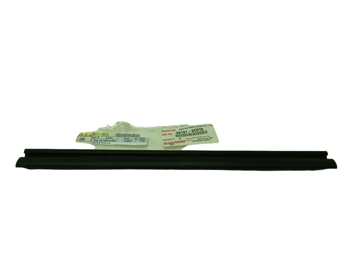 Corredera goma vidrio de puerta trasera derecha original para tundra