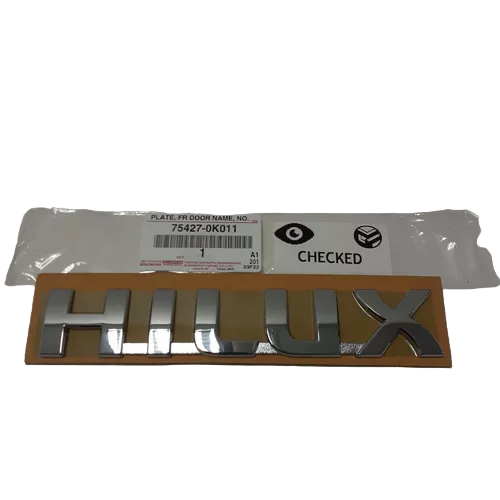 Emblema o palabra "hilux" para puerta y compuerta original para hilux