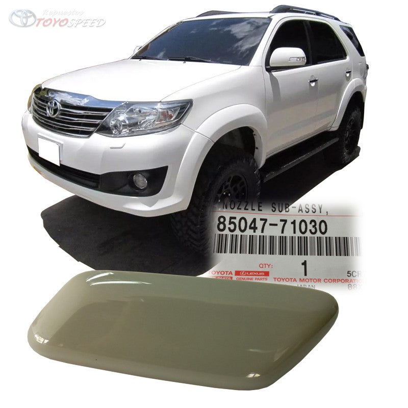 Tapa Wiper Lava Faro Izquierdo Original para Fortuner