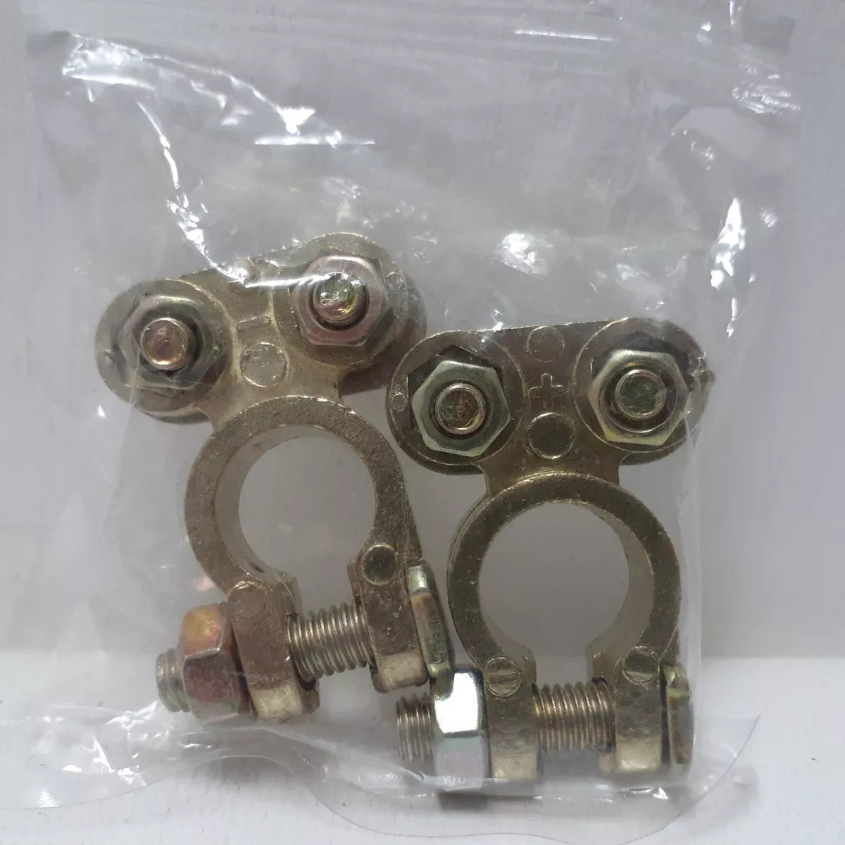 Bornes terminal bateria bronce aluminio