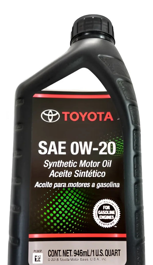 Aceite de motor toyota sintetico 0w-20 original