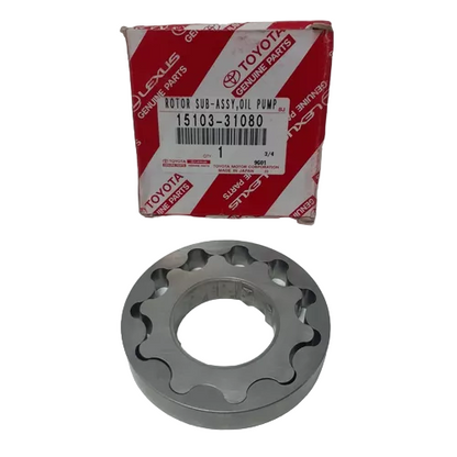 Rotor bomba de aceite original para 4runner, fortuner, hilux, fj cruiser 2da generacion