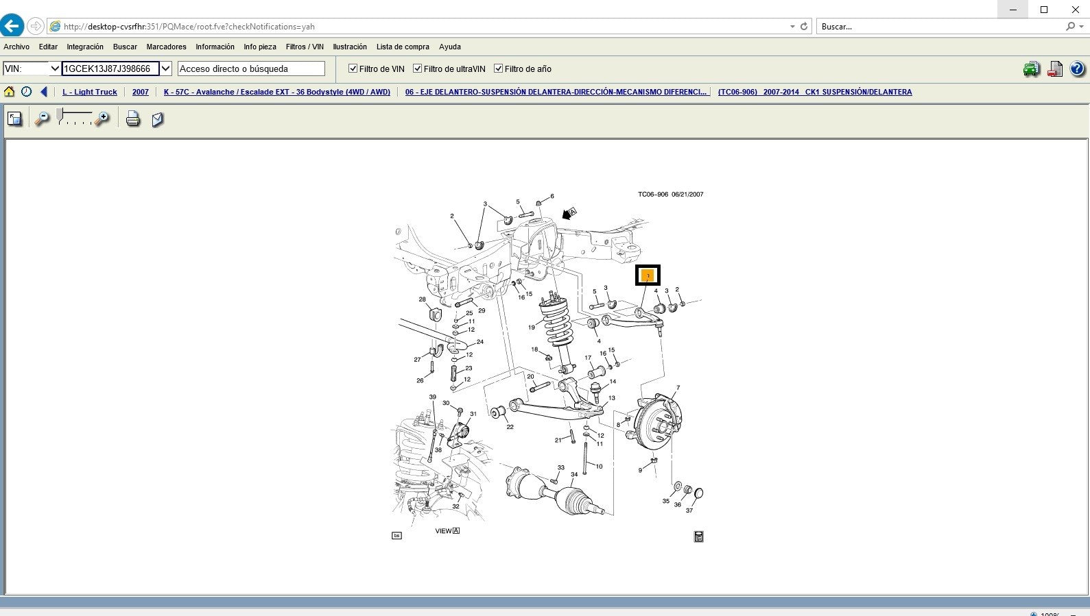 Catalogo Electronico De Partes Gm Epc