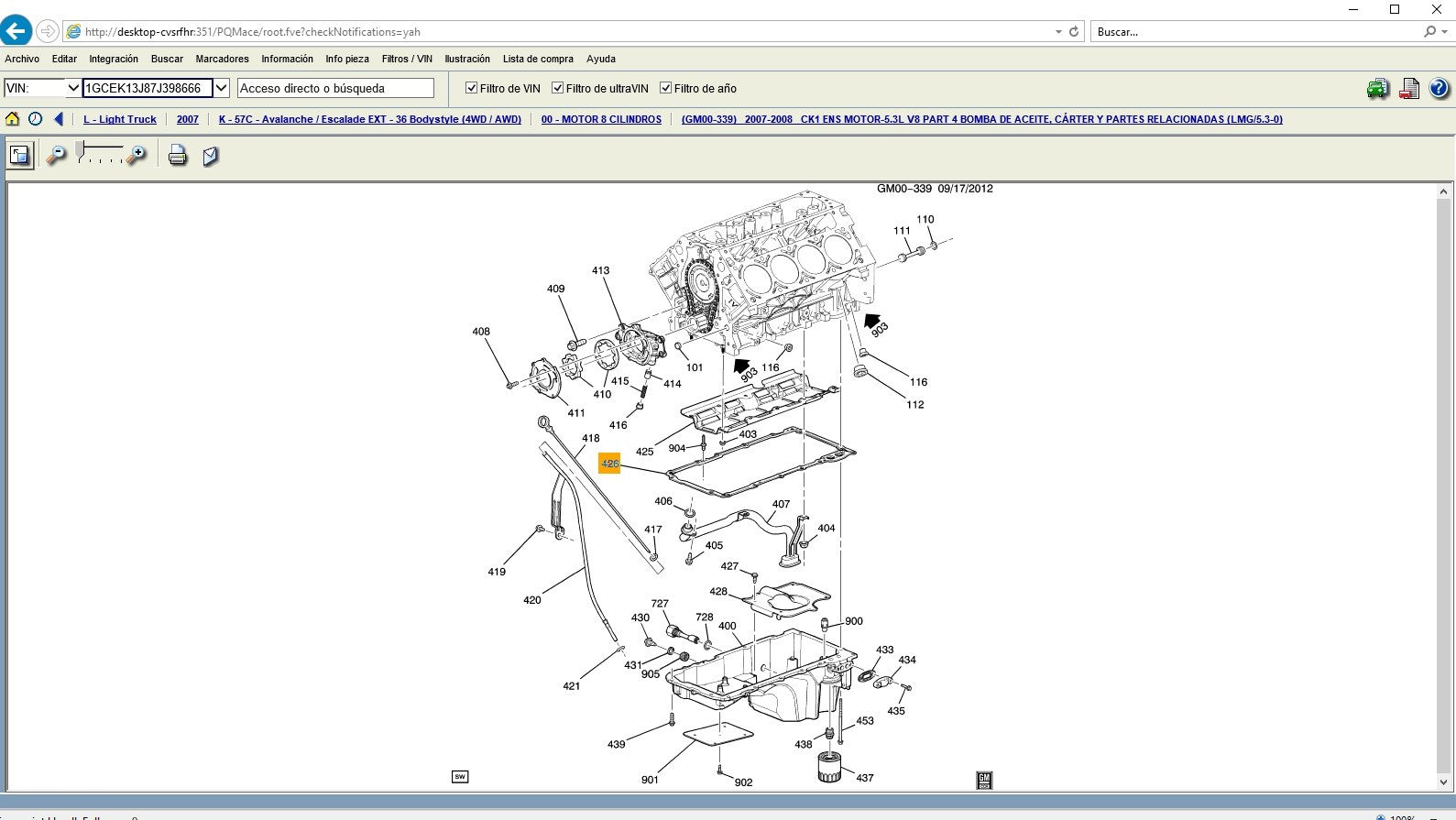 Catalogo Electronico De Partes Gm Epc