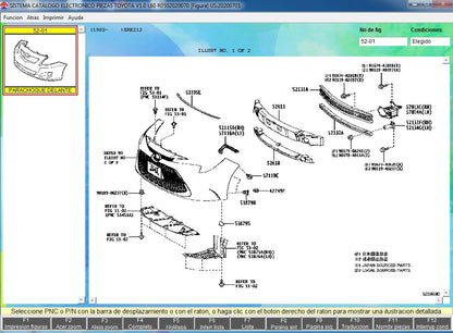 Catalogo Electronico de Partes Toyota Epc