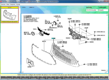 Catalogo Electronico de Partes Toyota Epc