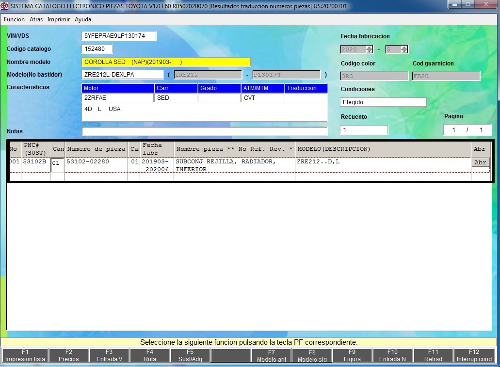 Catalogo Electronico de Partes Toyota Epc