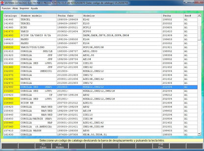 Catalogo Electronico de Partes Toyota Epc