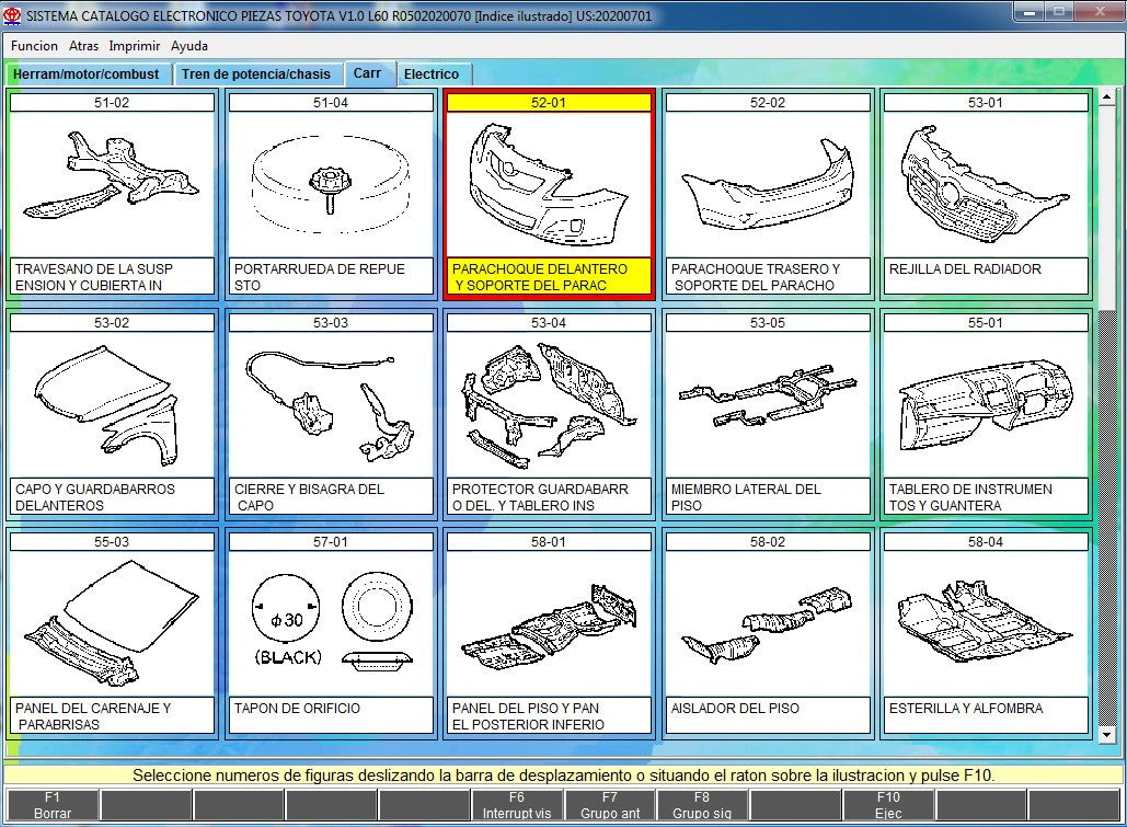 Catalogo Electronico de Partes Toyota Epc