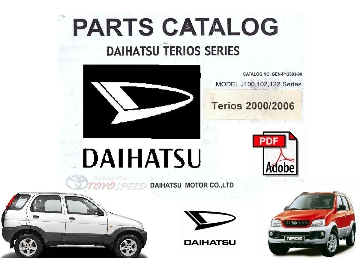 Catalogo Manual De Partes Daihaisu Terios 2000-2007 En Pdf