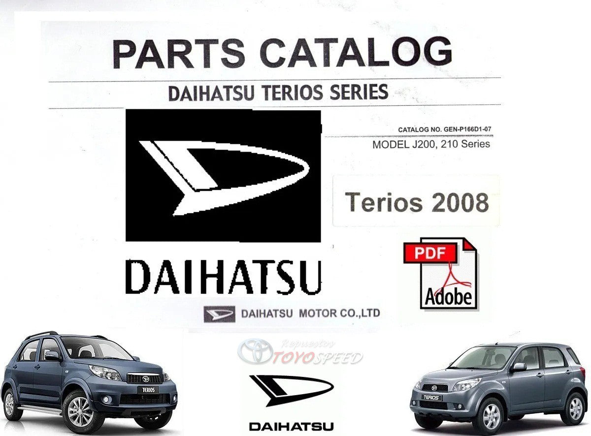 Catalogo Manual De Partes Daihaisu Terios 2008 En Pdf