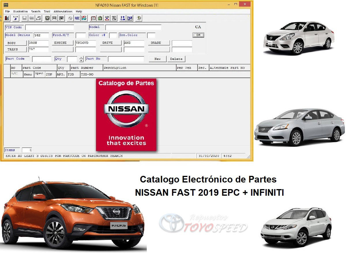 Catalogo Electronico De Partes Nissan Epc