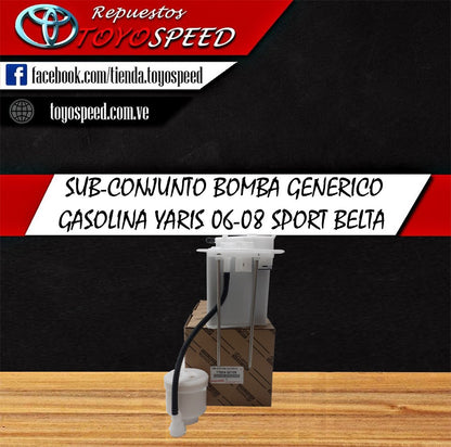 SUB-CONJUNTO BOMBA GENERICO GASOLINA YARIS 06-08 SPORT BELTA