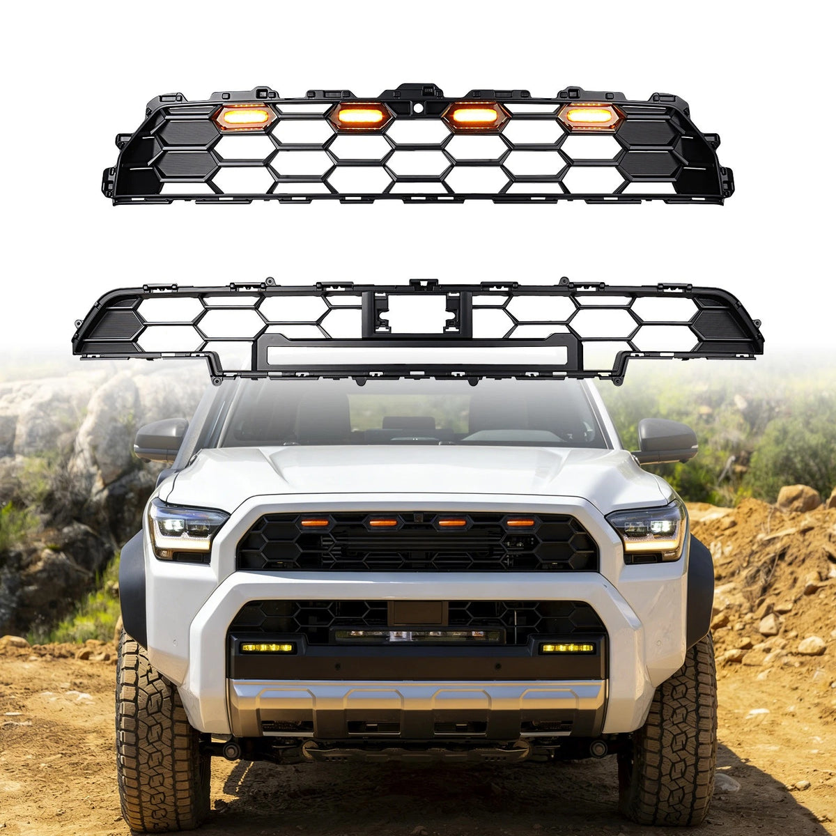 PARRILLA FRONTAL TOYOTA TRD PRO 4RUNNER 2025-2026